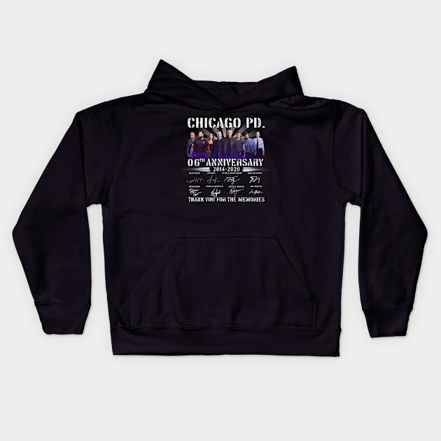 Chicago Pd 60Th Anniversary 2014 2020 Thank You Kids Hoodie by Loweryo Judew